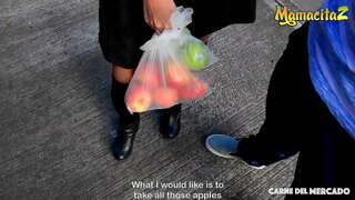 Húspiac - Hold-Kastély - Szexi Kolumbiai Felrobban, Baszik Kemény Alex Moreno