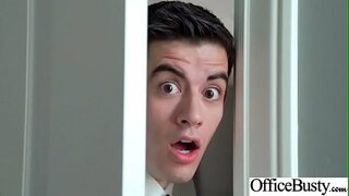 Pelacur Gadis (Berlian Jackson) Dengan Bulat Besar Dada Mendapatkan Dipaku Di Pejabat orangutan-09